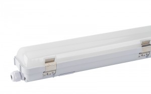 Grutte koarting IP65 Waterproof LED Light Tri-Proof Fixture Linear Mei Motion Sensor